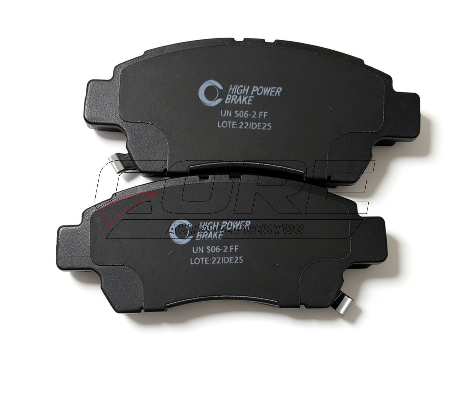 PASTILLAS DE FRENO CON LAMINAS ANTIRUIDO PARA TOYOTA YARIS 1999