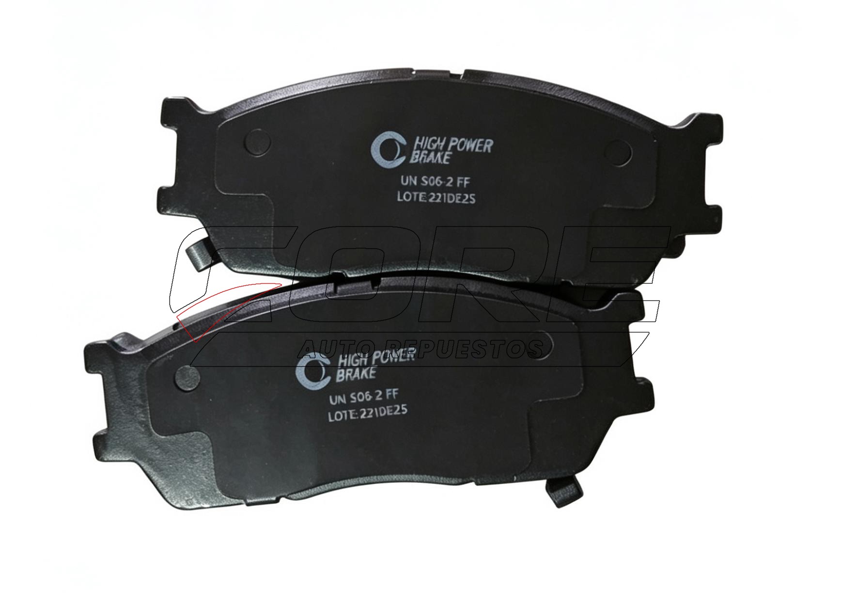  PASTILLAS DE FRENO CON LAMINAS ANTIRUIDO PARA KIA RIO STYLUS, KIA RIO II MOD 2003