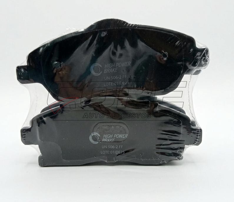PASTILLAS DE FRENO CON LAMINAS ANTIRUIDO PARA CHEVROLET CORSA EVOLUTION 2002 EN ADELANTE