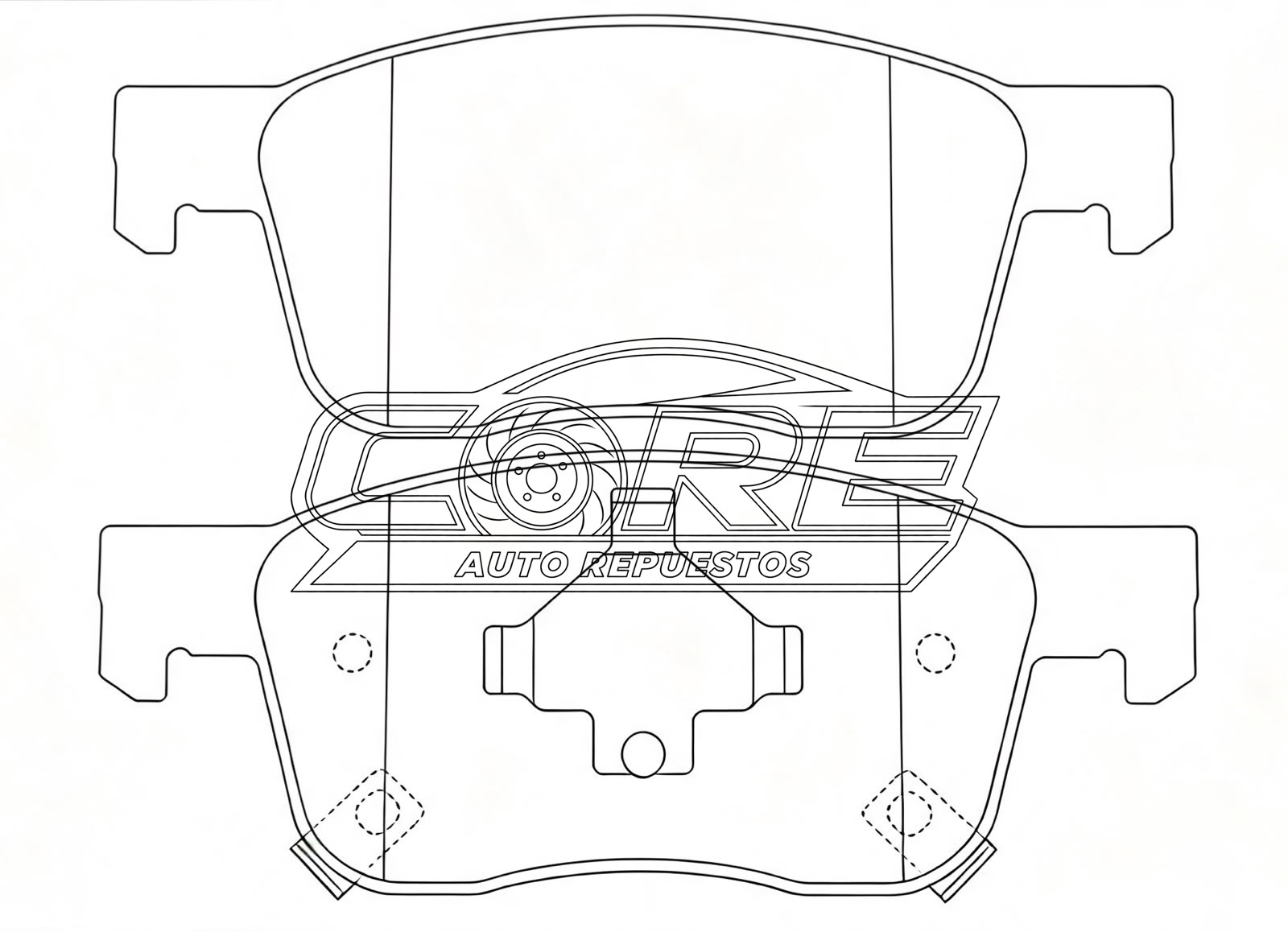 Pastillas de frenos D1942 para Chevrolet Sail 1.5L
