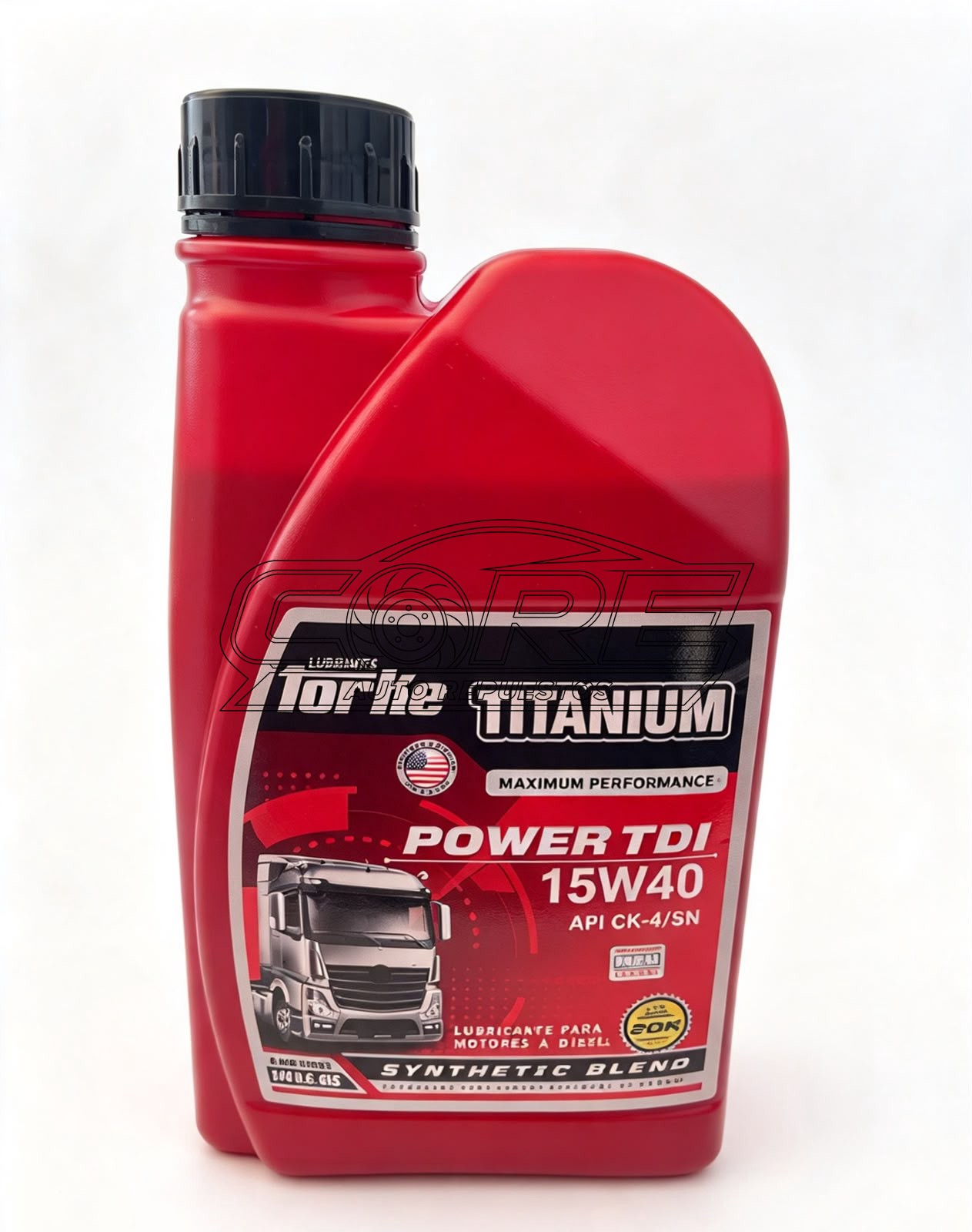 Aceite 15W-40 Diesel 1 Litro Titanium 