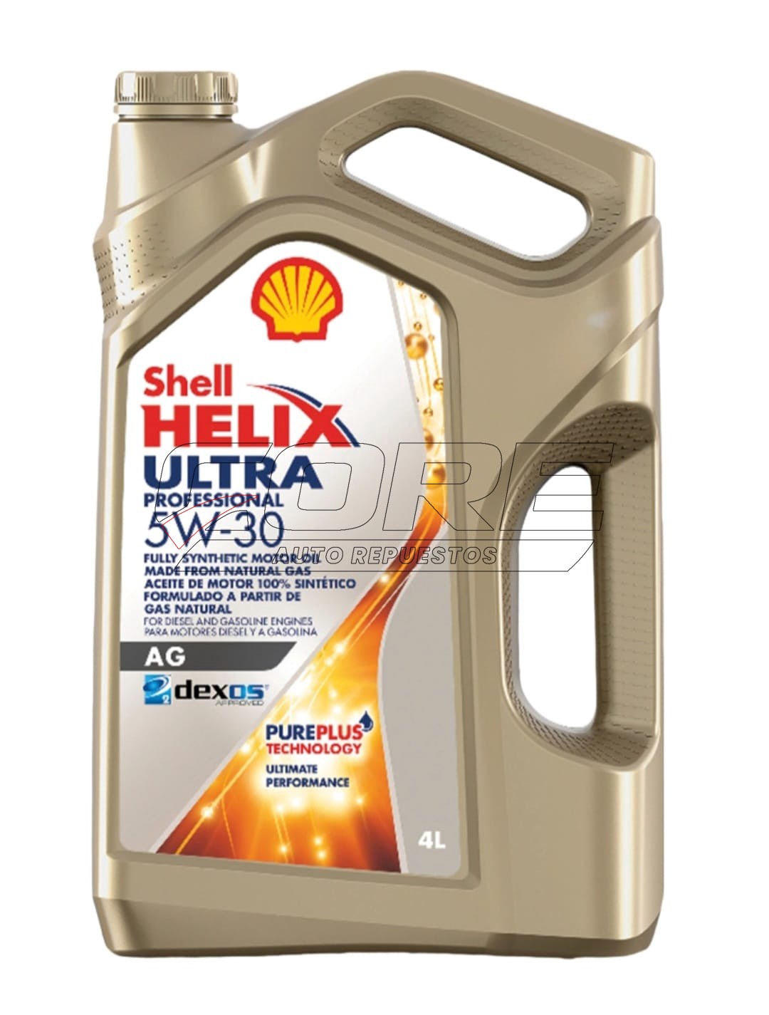 ACEITE DE MOTOR SHELL HELIX ULTRA PROFESIONAL AG 5W30 FULL SYNTHETIC
