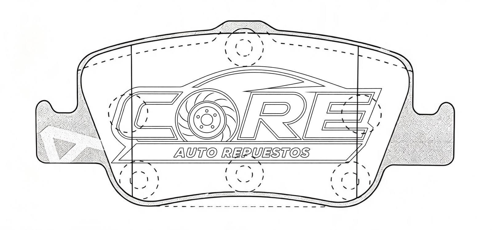 Pastillas de frenos posteriores MKD8553 Toyota Corolla 1.8L 2009