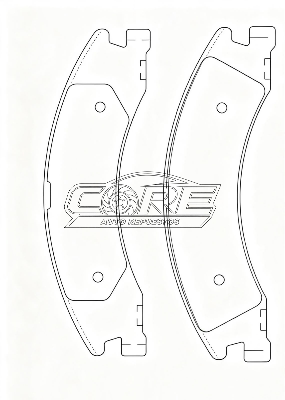 Pastillas de frenos posterior D1329 Ford 350 econoline 2012 > Ambulancia 