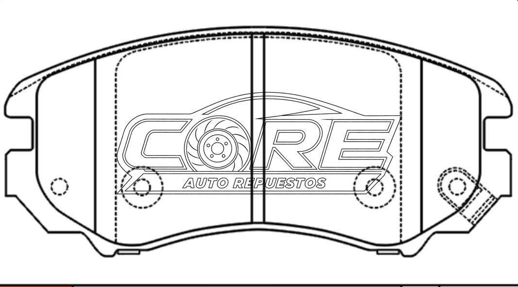 Patillas de frenos D924 Hy Tucson Activo, Kia Sportage 2003 / Kia Soul / CS35 / Landwind X2/Dongfeng Glory 560/DSFK 560, 580, 500 / SWM G01 1.5L Turbo, G03F /Changan CS35/ Lifan MyWay 1,8L 2020 / DFSK iX5 / Sinotruk U70