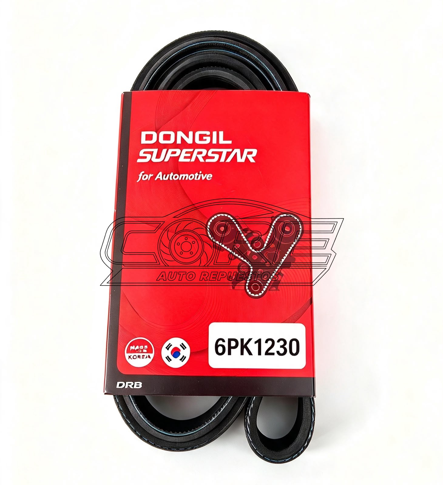 BANDA ACANALADA 6PK1230 KIA SOLUTO 