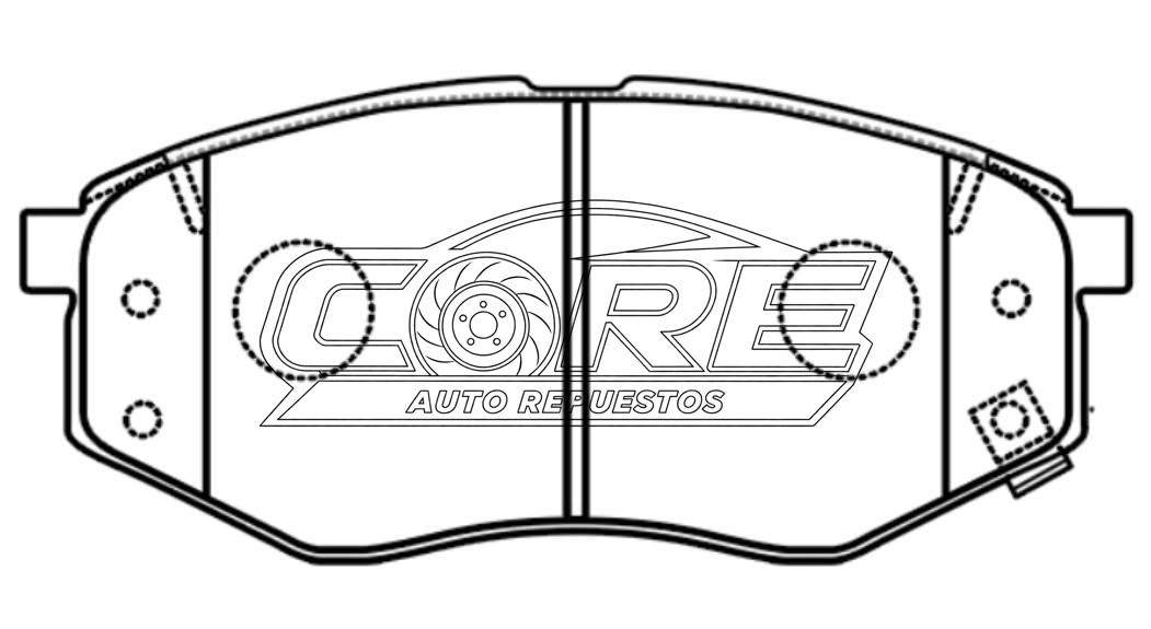 Pastillas de frenos D1447 Hyundai Tucson ix 2009- 2010