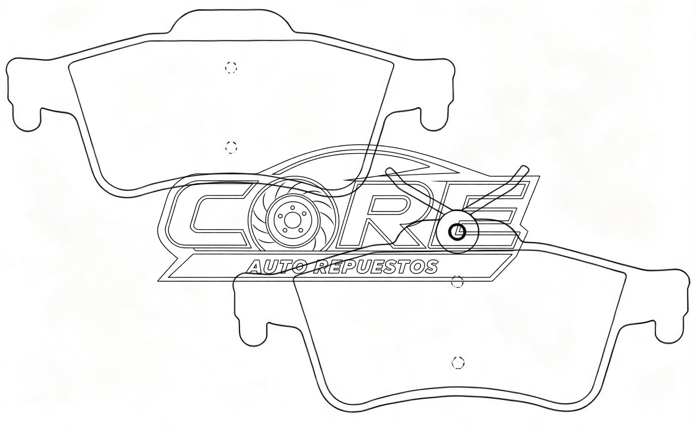 Pastillas de frenos Ford Escape 4X4 2008> Mazda 3 2015> / Mazda 5 2012>  porterior D1095 