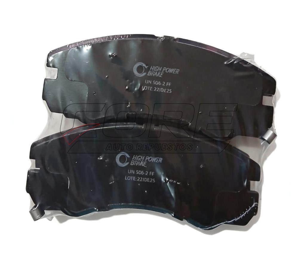 PASTILLAS DE FRENO CON LAMINAS ANTIRUIDO PARA CHEVROLET LUV 3.2L V6, TROOPER 3.2, ISUZU RODEO 3.2L V6 1992