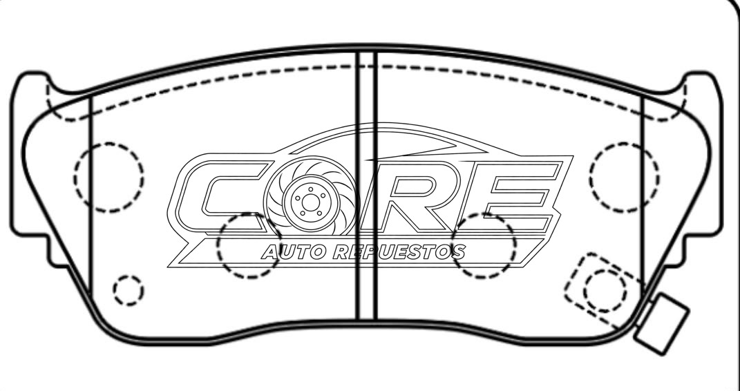 Pastillas de frenos D510 Nissan Sentra B13 / Sentra 1.6 91-94 / NX 1.6 B13 91/ Sunny
