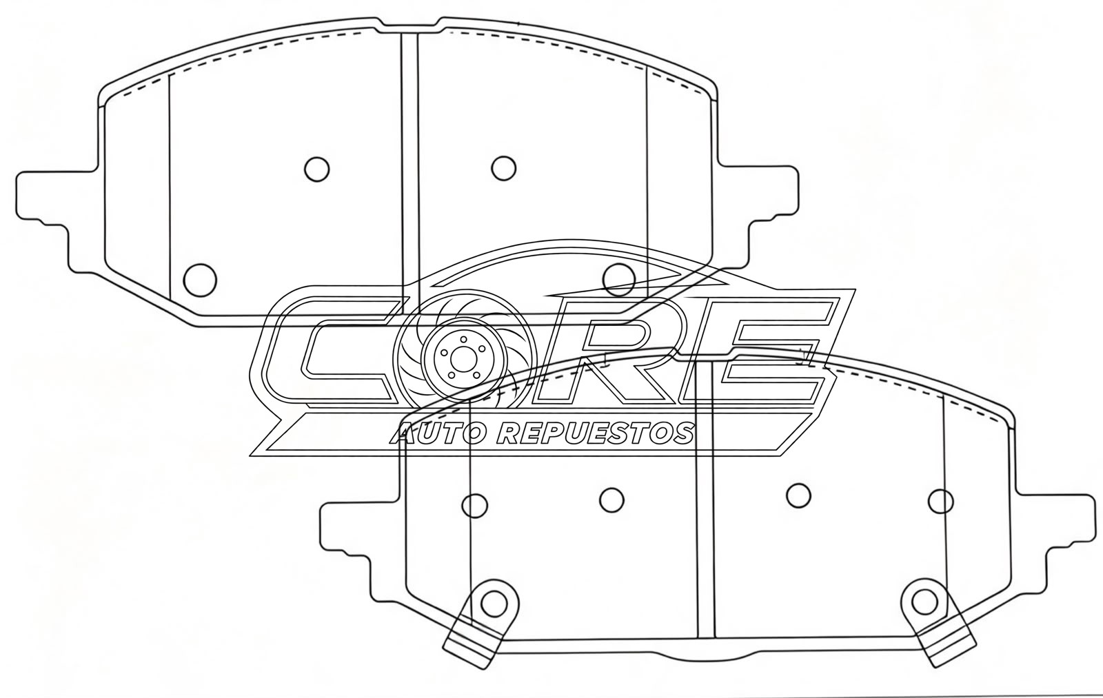 Pastillas de frenos 1U1898 Chevrolet Onix 1.0L Turbo, Tracker Premier 1.2L 2023
