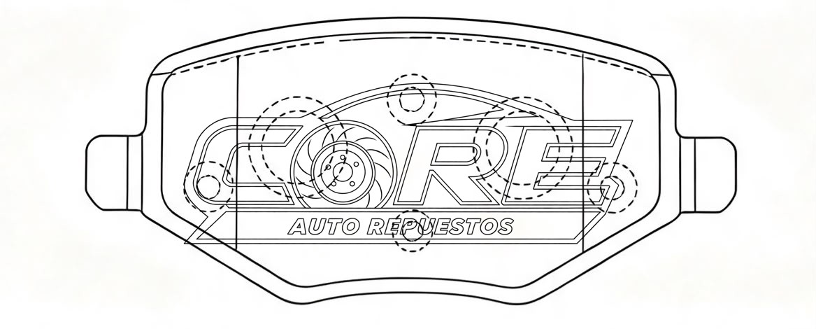 Pastillas de frenos posteriores D1377 Ford Edge 3.5L,  Ford Explorer 2013