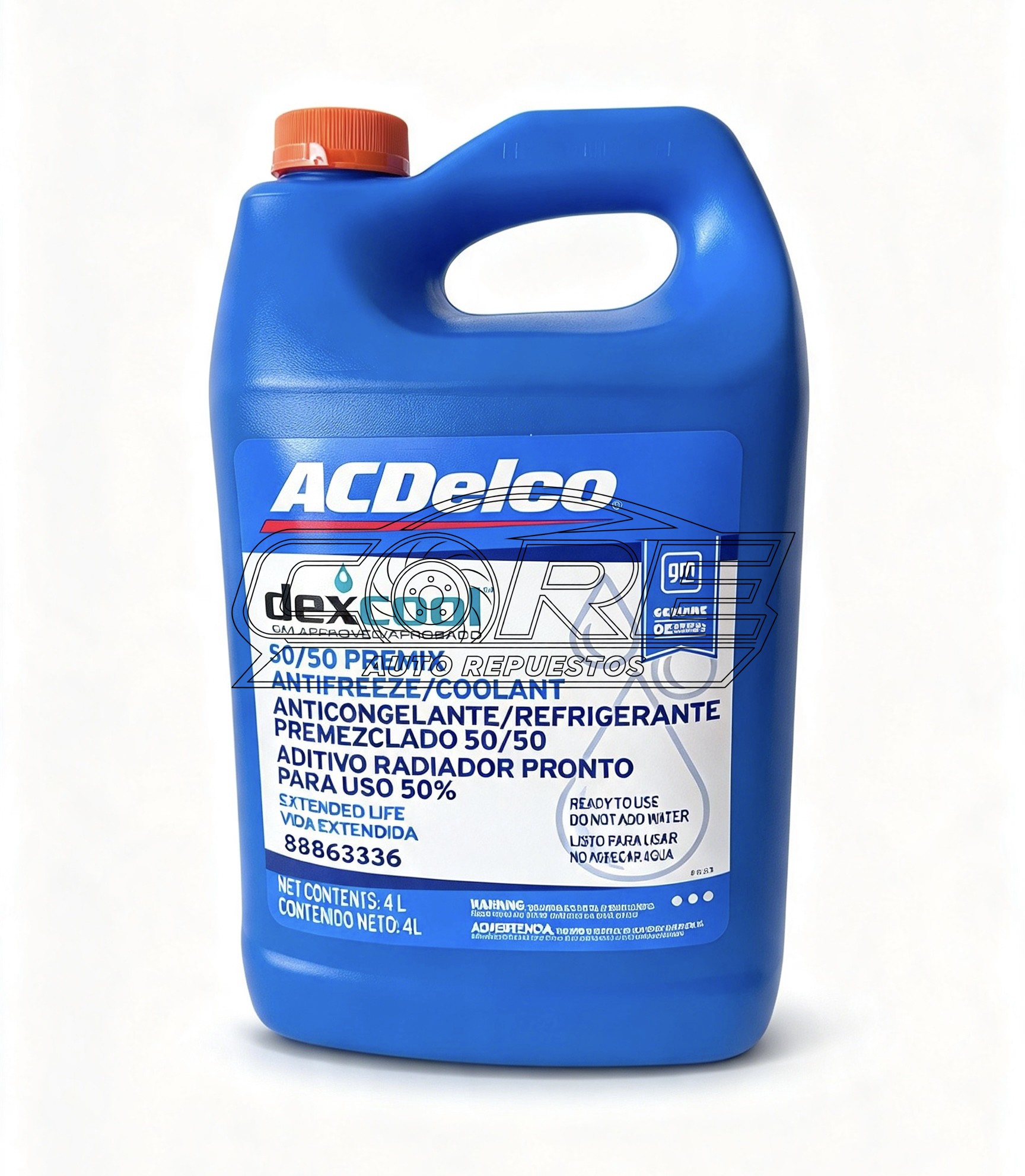 Refrigerante ACDELCO 50 % 50 GM Galón 