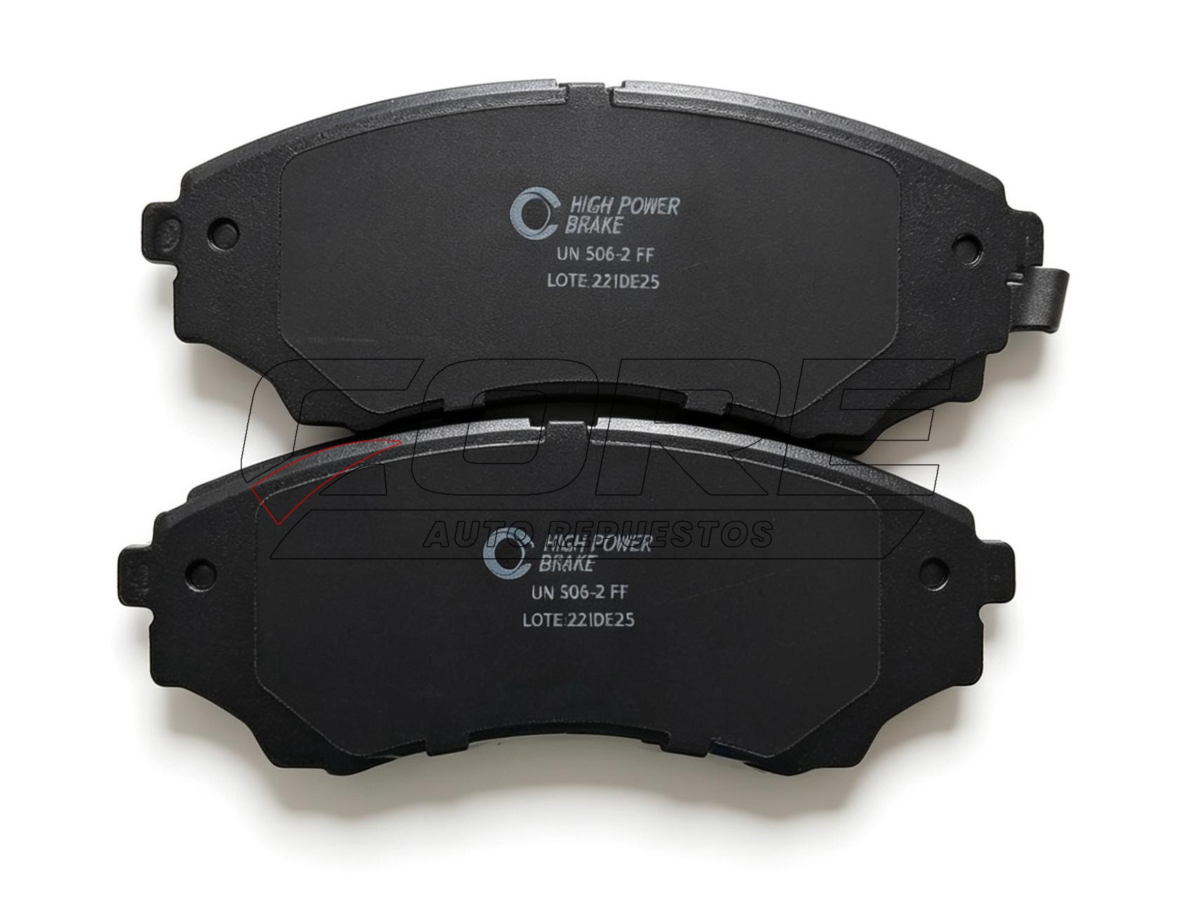  PASTILLAS DE FRENO CON LAMINAS ANTIRUIDO PARA MAZDA MAZDA 2.6 Y BT50 4X4