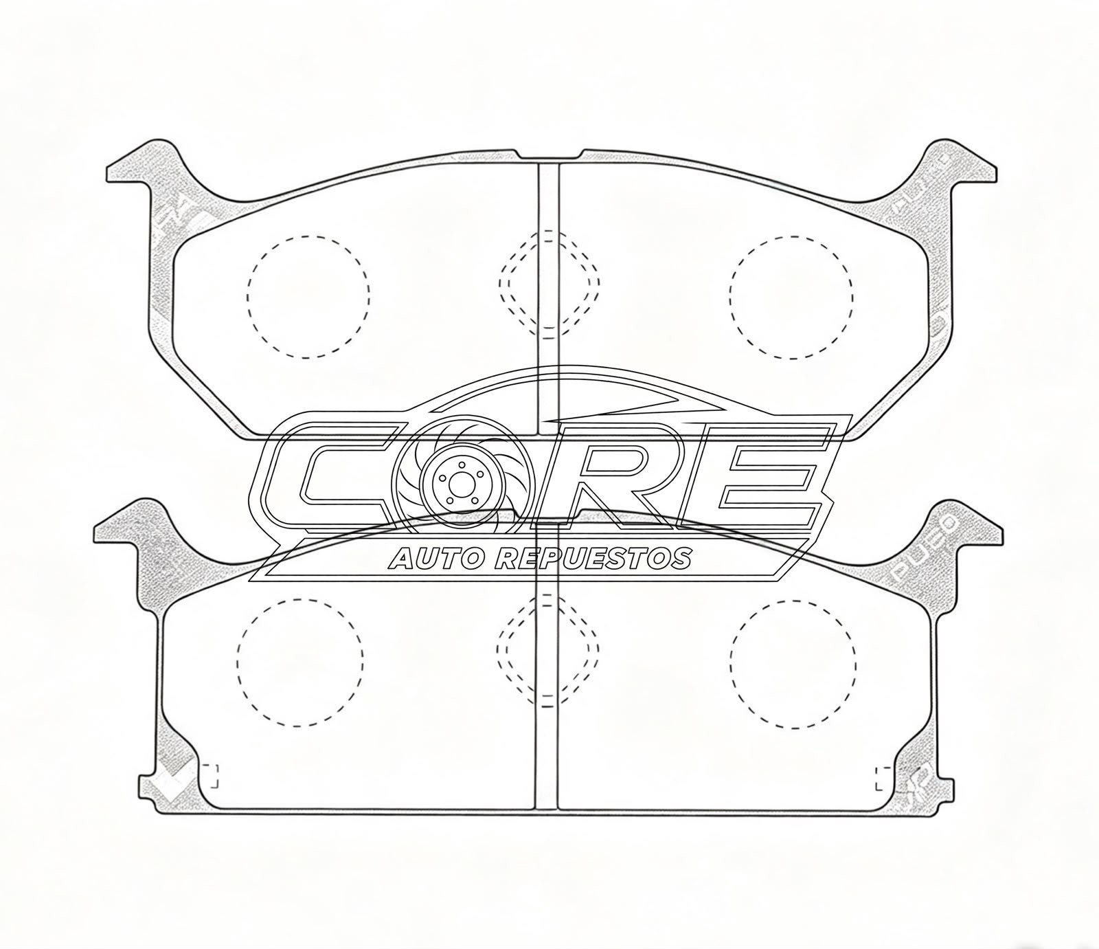 Pastillas de frenos D296 Chevrolet Suzuki Forsa 1 87-90 / Sprint