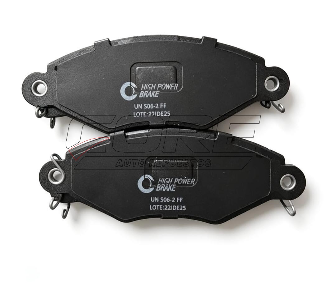 PASTILLAS DE FRENO CON LAMINAS ANTIRUIDO PARA PEUGEOT 206 1.4L 
