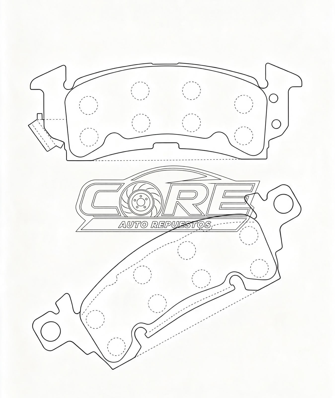 Pastillas de frenos Chevrolet C10 C20 C30 1972-1986, Blazer 1979-1991, Silverado 1989/Astro, Sub
