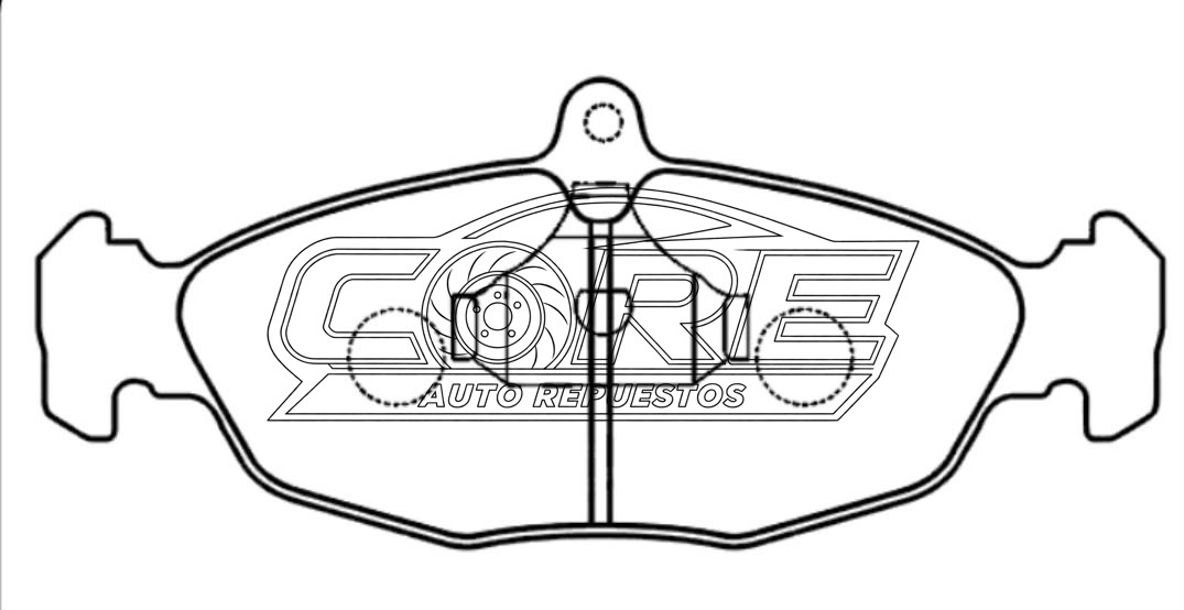 Pastillas de frenos D688 Chevrolet Corsa 1.3 1.4L 3P Wind (LARGA)/Peugeot 306 1.6L