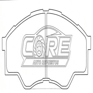 Pastillas de frenos D1523 Toyota Hilux Vigo 4X2 2.7L 2012>2015 (Parte inferior curva )