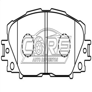 Pastillas de frenos D1184 Toyota  Prius Hybrid, Yaris Nitro, Chino Voleex C30, Haval M4>2015